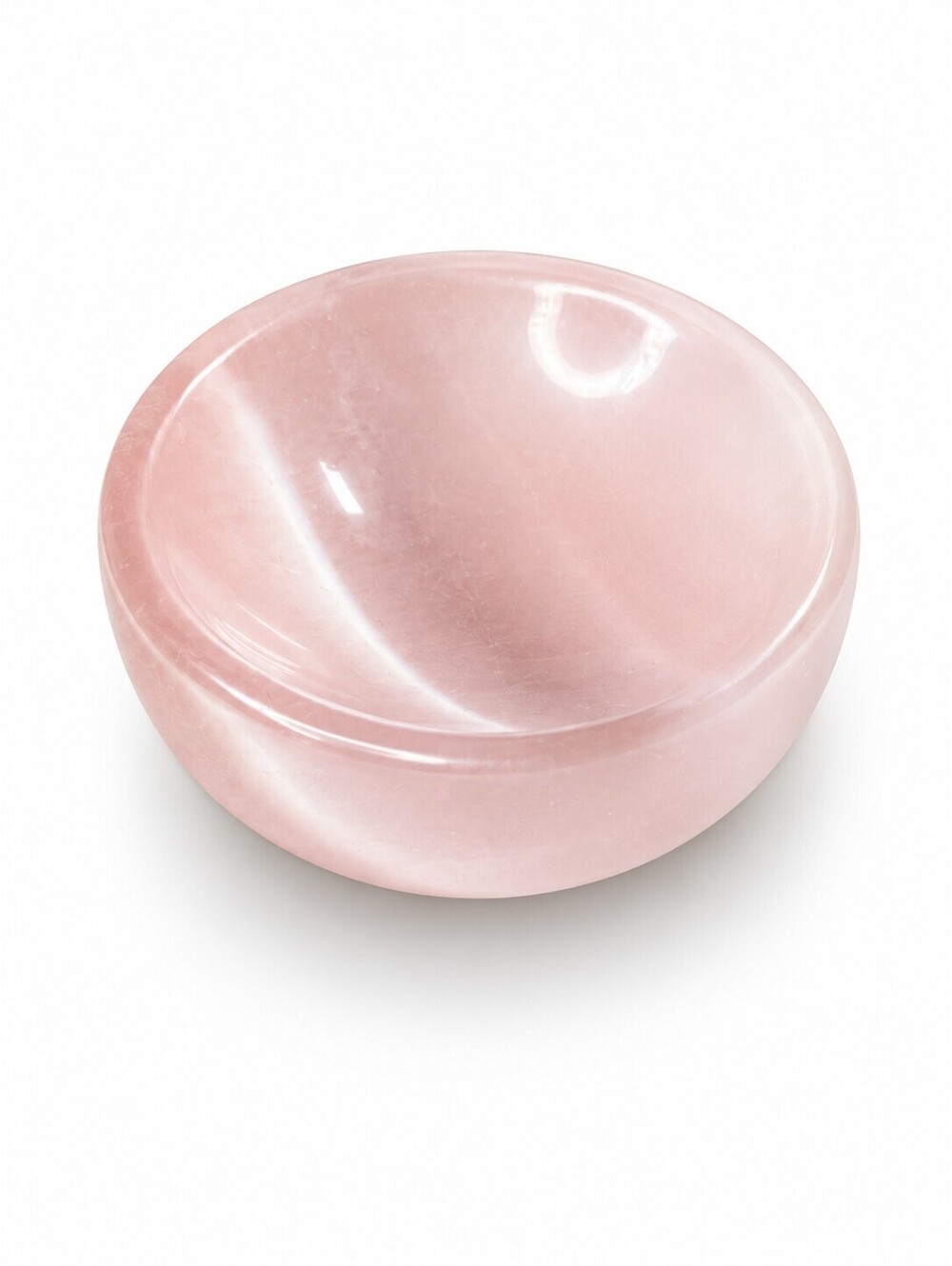 2.75" Pink Cat's Eye Crystal Bowl